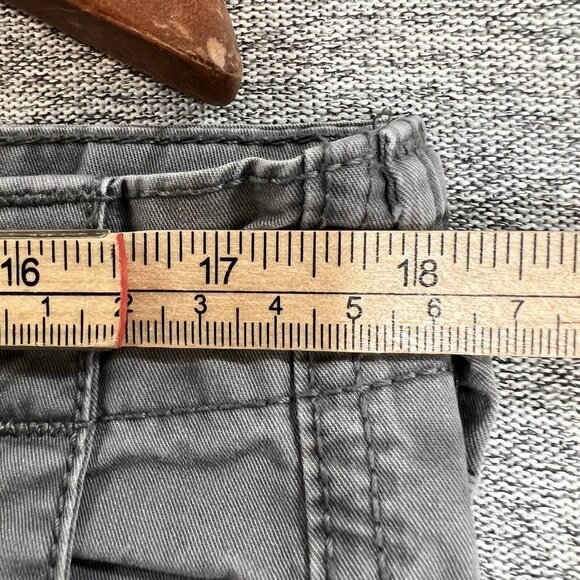Gap Khakis Cargo Shorts Men Size 34 Gray Summer Outdoor Cotton - Picture 5 of 12